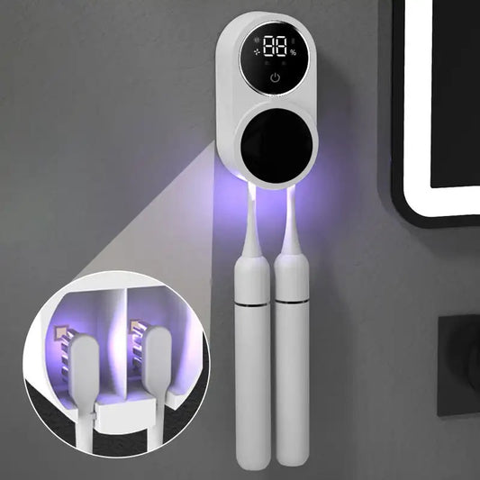 Toothbrush UV sterilizer holder